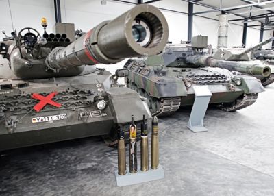 Verschiedene Bundeswehrpanzer