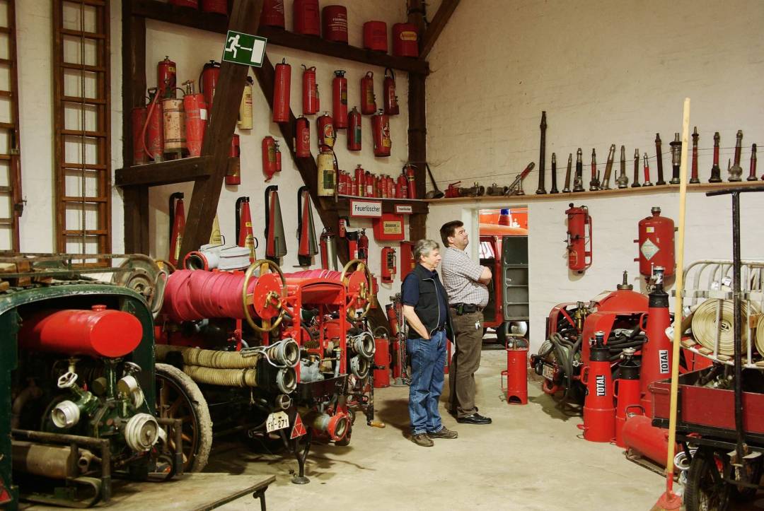 Löschgeräte im Feuerwehrmuseum