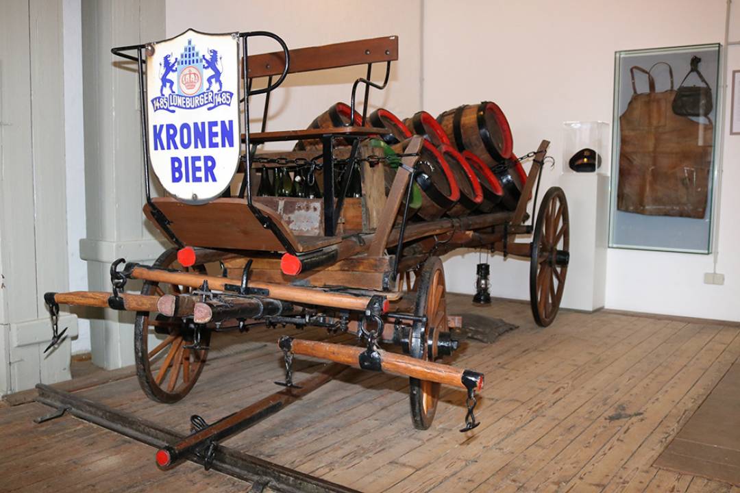 Bierwagen der Lüneburger Kronenbrauerei, Brauereimuseum Lüneburg