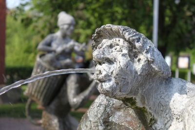 Rathausbrunnen in Schneverdingenubsort Essel