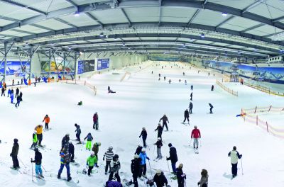 Skipiste im Abenteuer-Resort, Bispingen