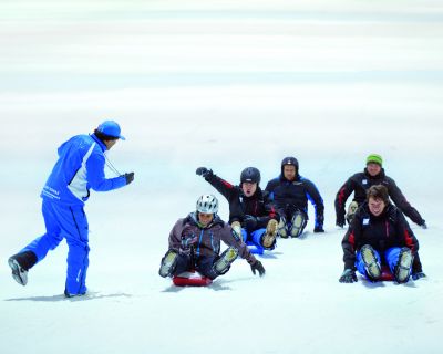 Rodelpark im Snow Dome