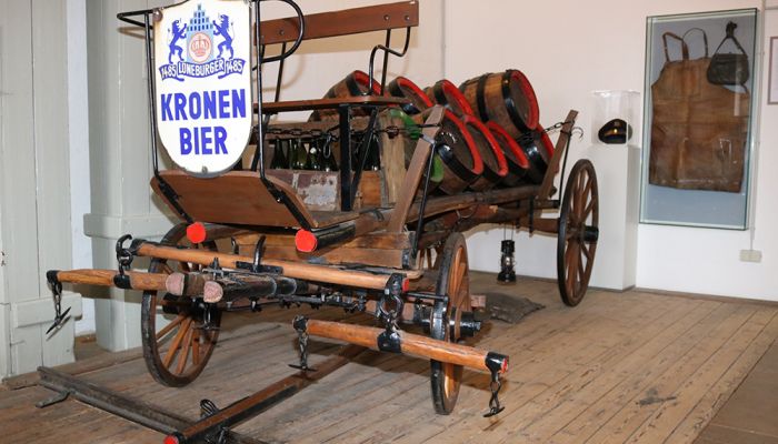 Bierwagen der Lüneburger Kronenbrauerei, Brauereimuseum Lüneburg